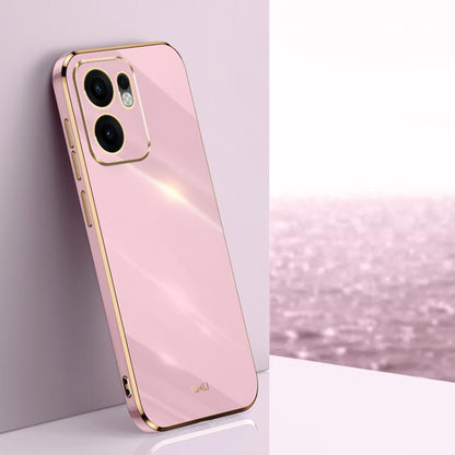 XINLI Straight Edge 6D Electroplate TPU Phone Case, For OPPO Reno13 F 5G Global, For OPPO A3 5G India, For OPPO A3 Pro India