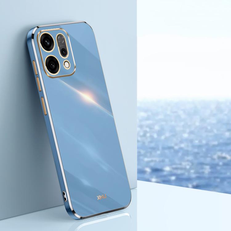XINLI Straight Edge 6D Electroplate TPU Phone Case, For OPPO Reno14 5G Global, For OPPO Find X8 Ultra, For OPPO A5 Pro 5G Global