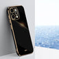 XINLI Straight Edge 6D Electroplate TPU Phone Case, For OPPO A5X 5G Global, For OPPO A5 4G / A5 5G Global, For OPPO Reno14 Pro 5G Global