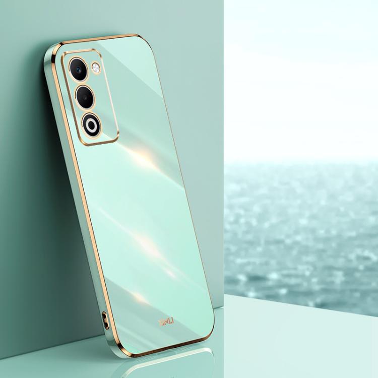 XINLI Straight Edge 6D Electroplate TPU Phone Case, For OPPO A5X 5G Global, For OPPO A5 4G / A5 5G Global, For OPPO Reno14 Pro 5G Global