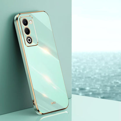 XINLI Straight Edge 6D Electroplate TPU Phone Case, For OPPO A5X 5G Global, For OPPO A5 4G / A5 5G Global, For OPPO Reno14 Pro 5G Global