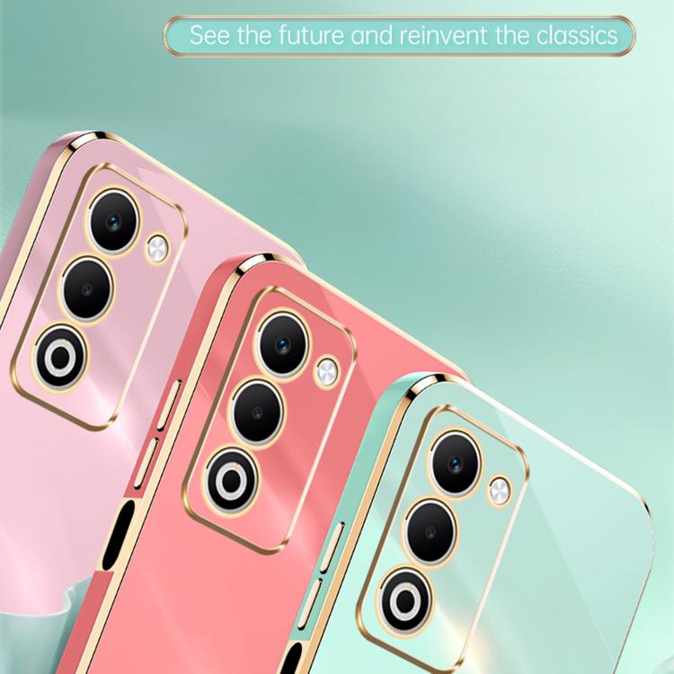 XINLI Straight Edge 6D Electroplate TPU Phone Case