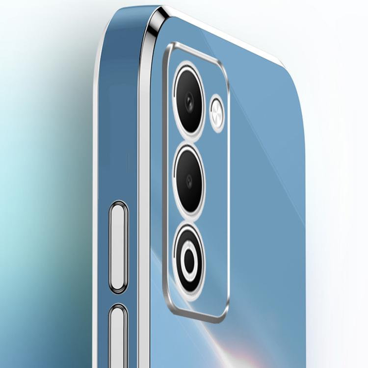 XINLI Straight Edge 6D Electroplate TPU Phone Case