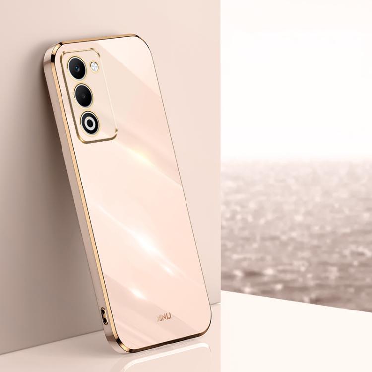XINLI Straight Edge 6D Electroplate TPU Phone Case, For OPPO A5X 5G Global, For OPPO A5 4G / A5 5G Global, For OPPO Reno14 Pro 5G Global