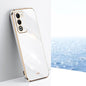 XINLI Straight Edge 6D Electroplate TPU Phone Case, For OPPO A5X 5G Global, For OPPO A5 4G / A5 5G Global, For OPPO Reno14 Pro 5G Global