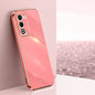 XINLI Straight Edge 6D Electroplate TPU Phone Case, For OPPO A5X 5G Global, For OPPO A5 4G / A5 5G Global, For OPPO Reno14 Pro 5G Global