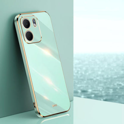 XINLI Straight Edge 6D Electroplate TPU Phone Case, For OPPO A5X 5G Global, For OPPO A5 4G / A5 5G Global, For OPPO Reno14 Pro 5G Global