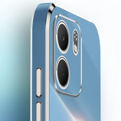 XINLI Straight Edge 6D Electroplate TPU Phone Case, For OPPO A5X 5G Global, For OPPO A5 4G / A5 5G Global, For OPPO Reno14 Pro 5G Global