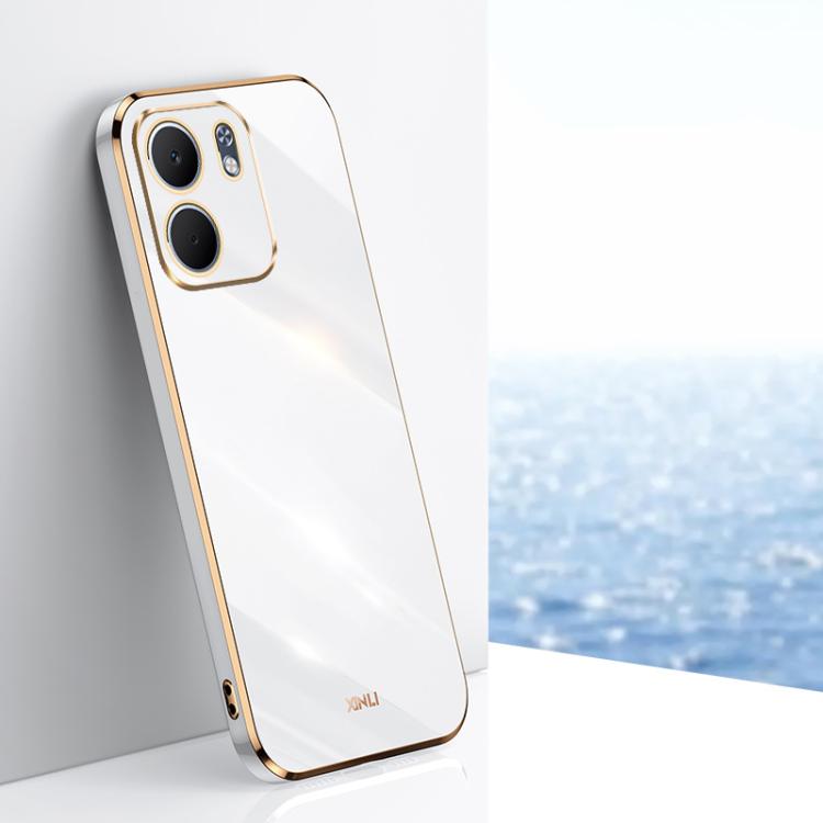XINLI Straight Edge 6D Electroplate TPU Phone Case, For OPPO A5X 5G Global, For OPPO A5 4G / A5 5G Global, For OPPO Reno14 Pro 5G Global
