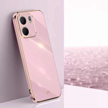 XINLI Straight Edge 6D Electroplate TPU Phone Case, For OPPO A5X 5G Global, For OPPO A5 4G / A5 5G Global, For OPPO Reno14 Pro 5G Global