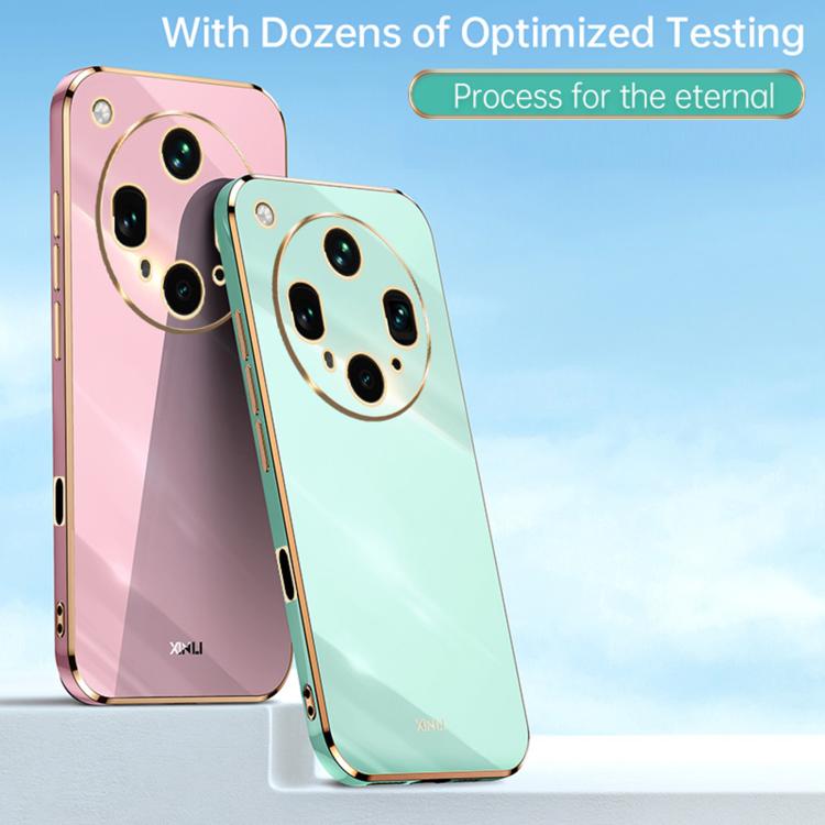 XINLI Straight Edge 6D Electroplate TPU Phone Case