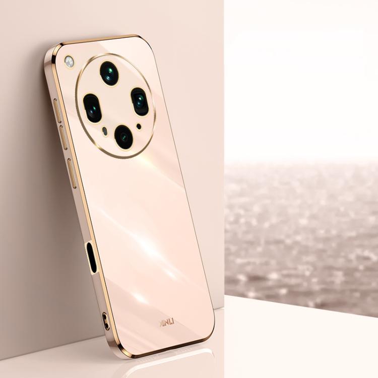 XINLI Straight Edge 6D Electroplate TPU Phone Case