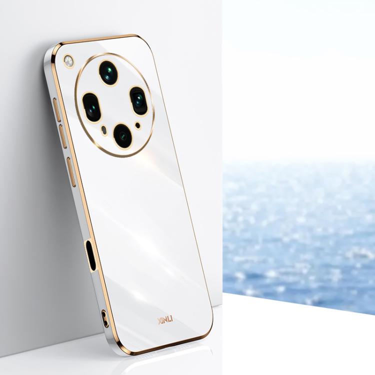 XINLI Straight Edge 6D Electroplate TPU Phone Case