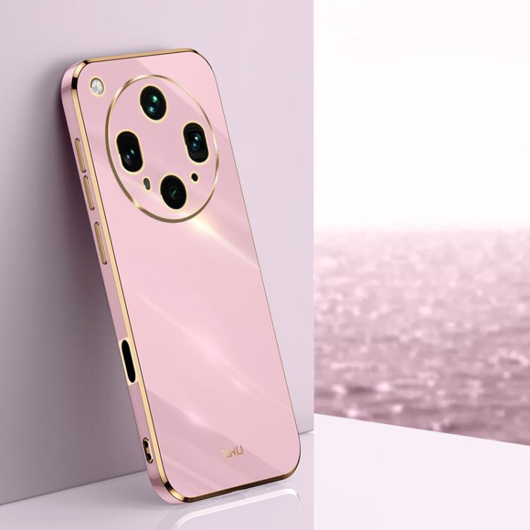 XINLI Straight Edge 6D Electroplate TPU Phone Case