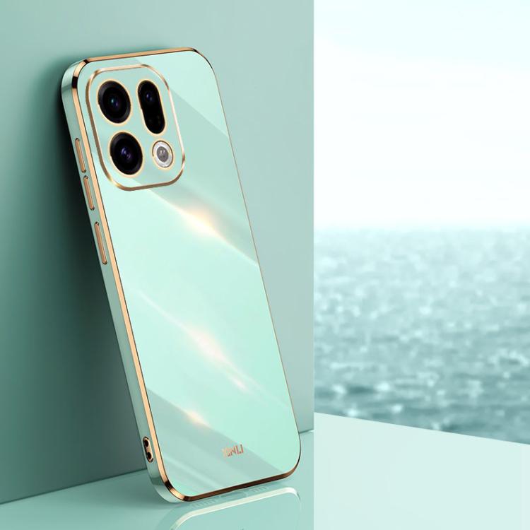 XINLI Straight Edge 6D Electroplate TPU Phone Case, For OPPO Reno15 5G Global, For OPPO Find X9 5G, For OPPO A6 Pro 5G Global