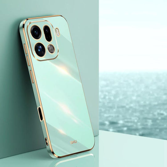 XINLI Straight Edge 6D Electroplate TPU Phone Case, For OPPO Find X9 Pro 5G, For OPPO A5X 5G Global, For OPPO A5 4G / A5 5G Global