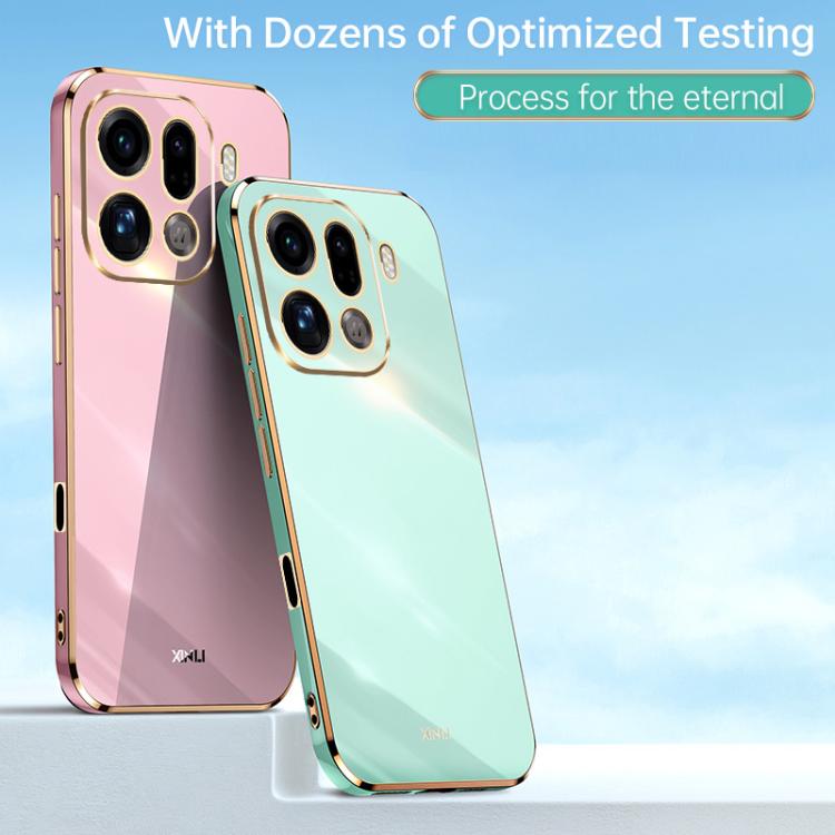 XINLI Straight Edge 6D Electroplate TPU Phone Case, For OPPO Find X9 Pro 5G, For OPPO A5X 5G Global, For OPPO A5 4G / A5 5G Global