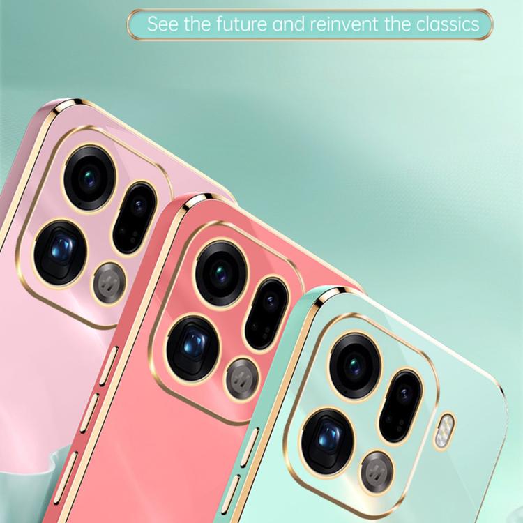 XINLI Straight Edge 6D Electroplate TPU Phone Case, For OPPO Find X9 Pro 5G, For OPPO A5X 5G Global, For OPPO A5 4G / A5 5G Global