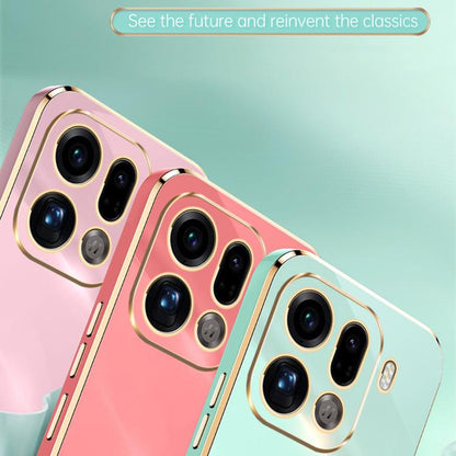XINLI Straight Edge 6D Electroplate TPU Phone Case, For OPPO Find X9 Pro 5G, For OPPO A5X 5G Global, For OPPO A5 4G / A5 5G Global