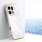 XINLI Straight Edge 6D Electroplate TPU Phone Case, For OPPO F31 5G Global, For OPPO A6 GT 5G, For OPPO Find X9 Pro 5G