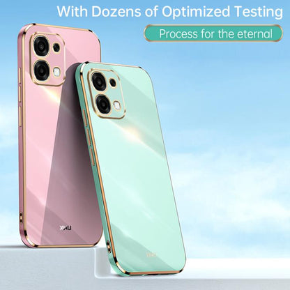 XINLI Straight Edge 6D Electroplate TPU Phone Case, For OPPO F31 5G Global, For OPPO A6 GT 5G, For OPPO Find X9 Pro 5G