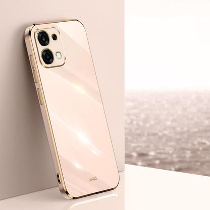 XINLI Straight Edge 6D Electroplate TPU Phone Case, For OPPO F31 5G Global, For OPPO A6 GT 5G, For OPPO Find X9 Pro 5G