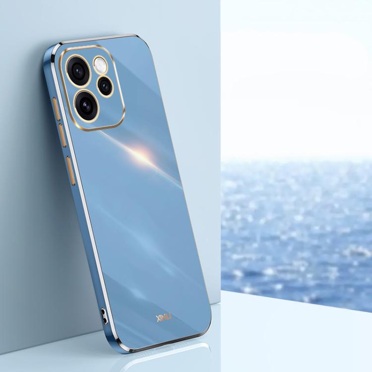 XINLI Straight Edge 6D Electroplate TPU Phone Case, For OPPO Reno15 F 5G Global, For OPPO A6x 4G / 5G Global, For OPPO Reno15 Pro 5G Global