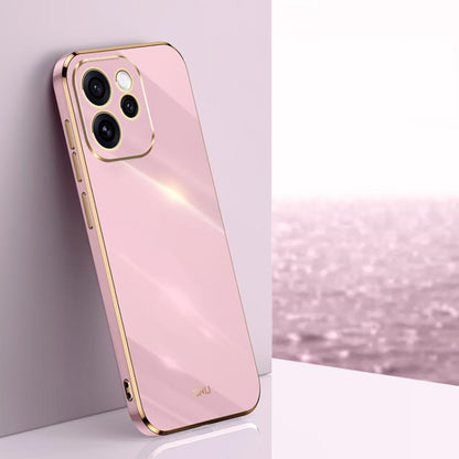 XINLI Straight Edge 6D Electroplate TPU Phone Case, For OPPO Reno15 F 5G Global, For OPPO A6x 4G / 5G Global, For OPPO Reno15 Pro 5G Global