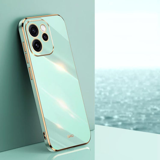 XINLI Straight Edge 6D Electroplate TPU Phone Case, For OPPO Reno15 5G Global, For OPPO Find X9 5G, For OPPO A6 Pro 5G Global