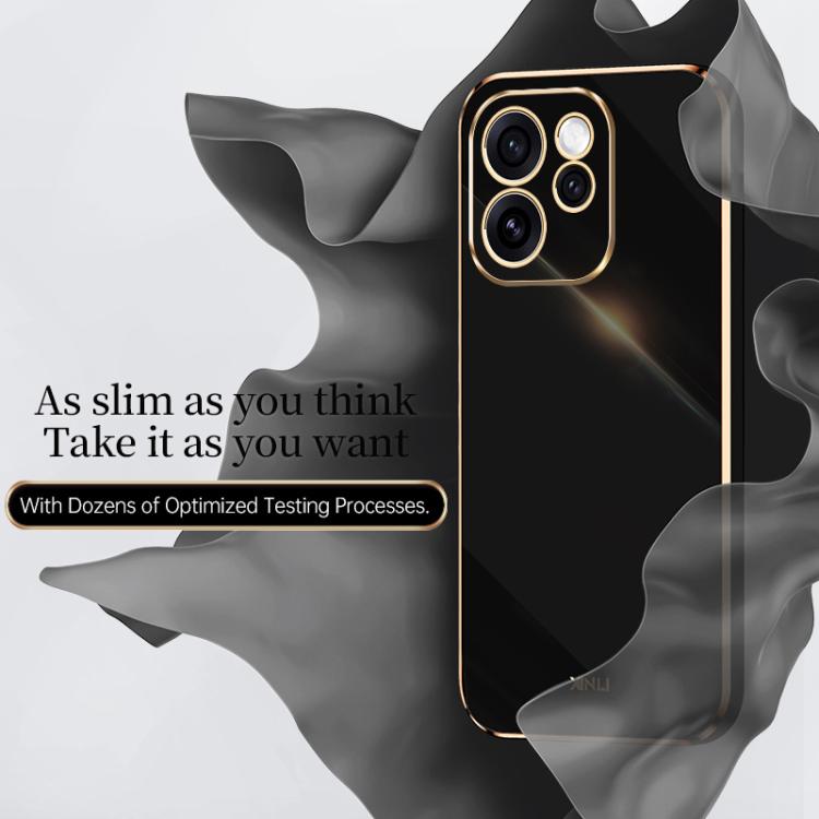 XINLI Straight Edge 6D Electroplate TPU Phone Case, For OPPO Reno15 5G Global, For OPPO Find X9 5G, For OPPO A6 Pro 5G Global