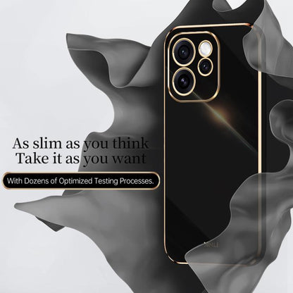 XINLI Straight Edge 6D Electroplate TPU Phone Case, For OPPO Reno15 5G Global, For OPPO Find X9 5G, For OPPO A6 Pro 5G Global
