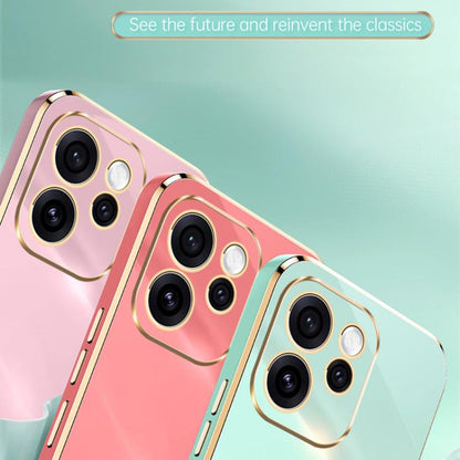 XINLI Straight Edge 6D Electroplate TPU Phone Case, For OPPO Reno15 5G Global, For OPPO Find X9 5G, For OPPO A6 Pro 5G Global