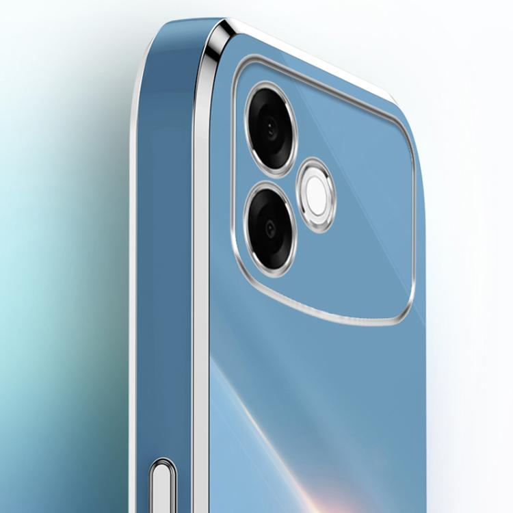 XINLI Straight Edge 6D Electroplate TPU Phone Case, For OPPO A6s Pro 4G, For OPPO Reno15 F 5G Global, For OPPO A6x 4G / 5G Global