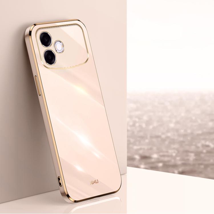 XINLI Straight Edge 6D Electroplate TPU Phone Case, For OPPO A6s Pro 4G, For OPPO Reno15 F 5G Global, For OPPO A6x 4G / 5G Global
