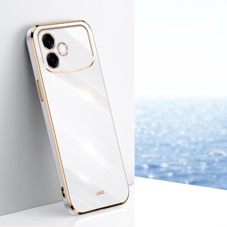 XINLI Straight Edge 6D Electroplate TPU Phone Case, For OPPO A6s Pro 4G, For OPPO Reno15 F 5G Global, For OPPO A6x 4G / 5G Global