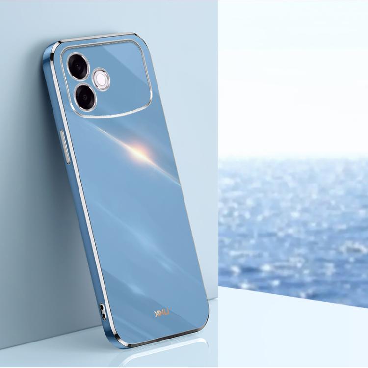 XINLI Straight Edge 6D Electroplate TPU Phone Case, For OPPO A6s Pro 4G, For OPPO Reno15 F 5G Global, For OPPO A6x 4G / 5G Global