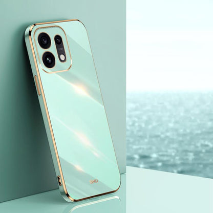 XINLI Straight Edge 6D Electroplate TPU Phone Case, For OPPO Reno16 Pro 5G Global, For OPPO Reno16 5G Global, For OPPO Find X9 Ultra 5G