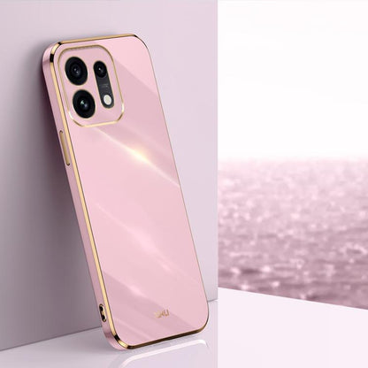 XINLI Straight Edge 6D Electroplate TPU Phone Case, For OPPO Reno16 Pro 5G Global, For OPPO Reno16 5G Global, For OPPO Find X9 Ultra 5G