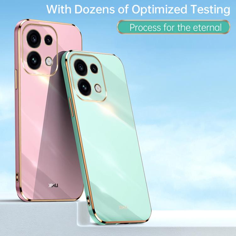 XINLI Straight Edge 6D Electroplate TPU Phone Case, For OPPO Reno16 Pro 5G Global, For OPPO Reno16 5G Global, For OPPO Find X9 Ultra 5G