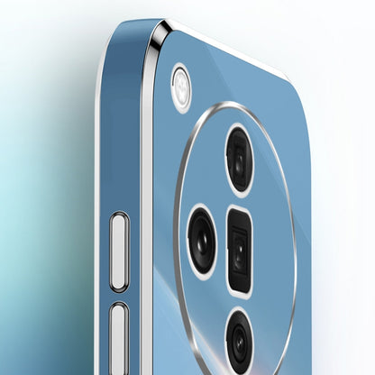 XINLI Straight Edge 6D Electroplate TPU Phone Case with Ring Holder