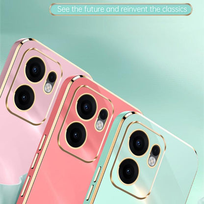 XINLI Straight Edge 6D Electroplate TPU Phone Case with Ring Holder