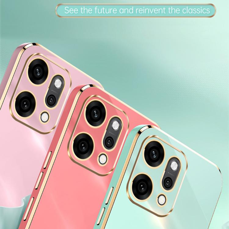 XINLI Straight Edge 6D Electroplate TPU Phone Case with Ring Holder, For OPPO Reno14 Pro 5G Global, For OPPO Reno14 5G Global, For OPPO Find X8 Ultra