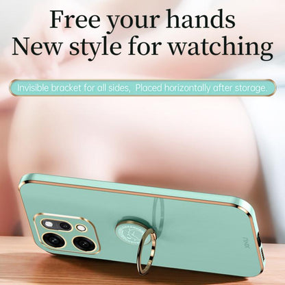 XINLI Straight Edge 6D Electroplate TPU Phone Case with Ring Holder, For OPPO Reno14 Pro 5G Global, For OPPO Reno14 5G Global, For OPPO Find X8 Ultra
