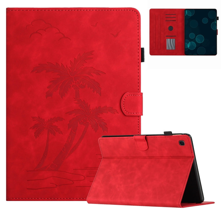 Coconut Tree Embossed Smart Leather Tablet Case, Series 1