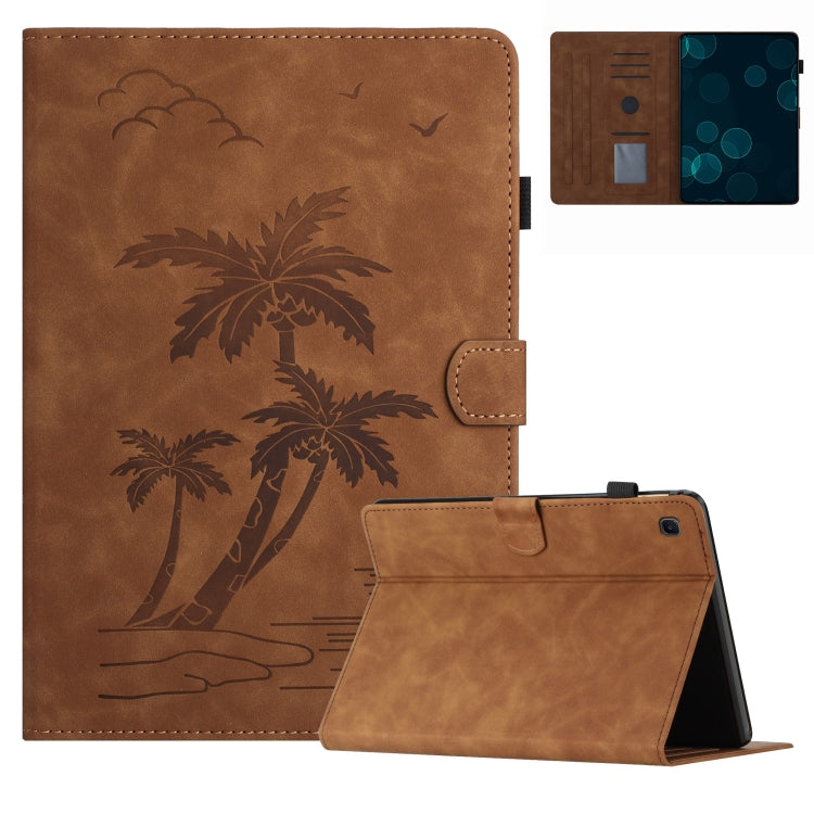 Coconut Tree Embossed Smart Leather Tablet Case, Series 1