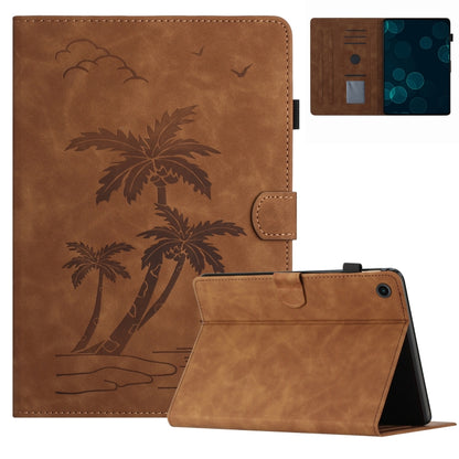 Coconut Tree Embossed Smart Leather Tablet Case, Series 1