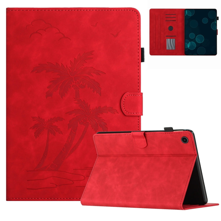 Coconut Tree Embossed Smart Leather Tablet Case, Series 1