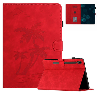 Coconut Tree Embossed Smart Leather Tablet Case, Series 1