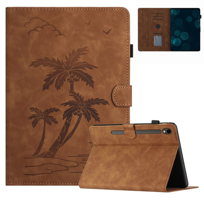 Coconut Tree Embossed Smart Leather Tablet Case, Series 1