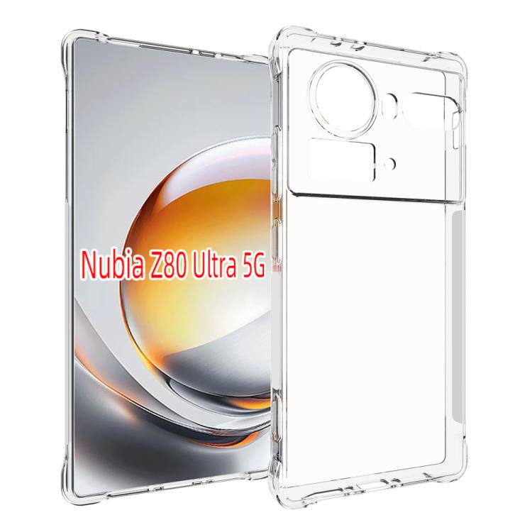 Shockproof Non-slip Thickening TPU Phone Case, For ZTE Blade V80 Pro / V80 Design 4G, For ZTE nubia Z80 Ultra 5G, For ZTE nubia Red Magic 11 Pro / 11 Pro+, For ZTE nubia Red Magic 10 Air, For ZTE Blade A35e 4G, For ZTE nubia S 5G, For ZTE nubia Z70 Ult...